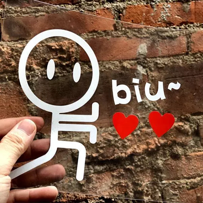 [Tem lột tách nền] BẮN TIM. Decal hình dán xe máy, nón bảo hiểm, Vespa. Sticker xe điện, dán xe đạp điện. Chống nước