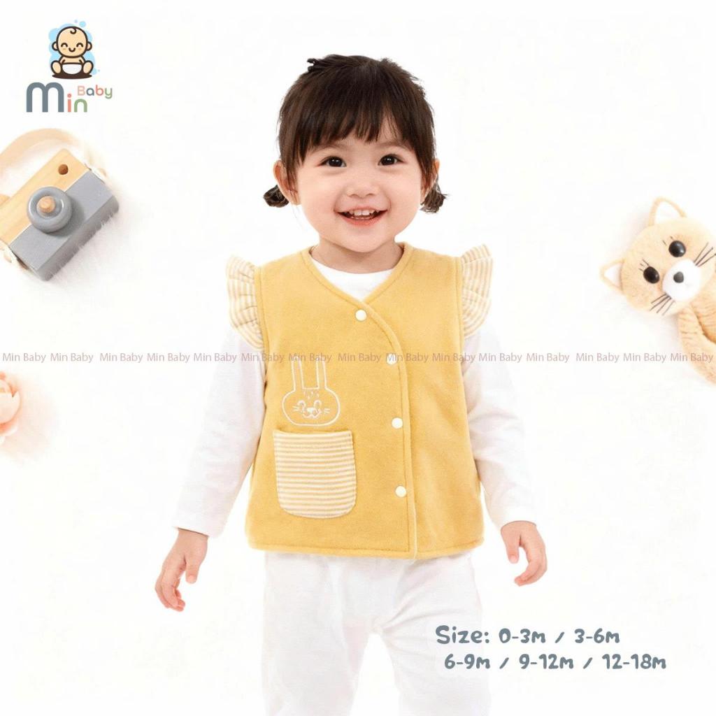 Gile Nỉ Bông 2 Lớp Bé Gái Mềm Nhẹ Siêu Ấm Áp - Hàng Chính Hãng MIN0464