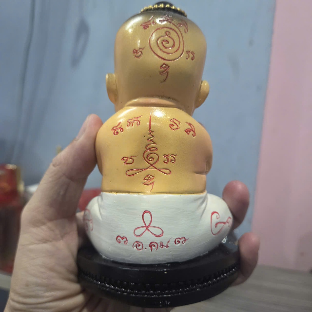 Tượng Cậu Bé May Mắn Bản Cao Cấp 13cm – Quà Tặng Lưu Niệm Mỹ Nghệ Thủ Công Tinh Tế