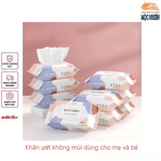 [Mẫu mới] Khăn ướt kháng khuẩn, không mùi dùng cho mẹ và bé Baby West Wipes - an toàn, không gây kích ứng da