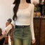 Áo Thun dài tay Giữ Nhiệt Cổ chữ U cổ Cài cúc Chất thun tăm mềm min co dãn cao cấp From ôm body siêu tôn giáng