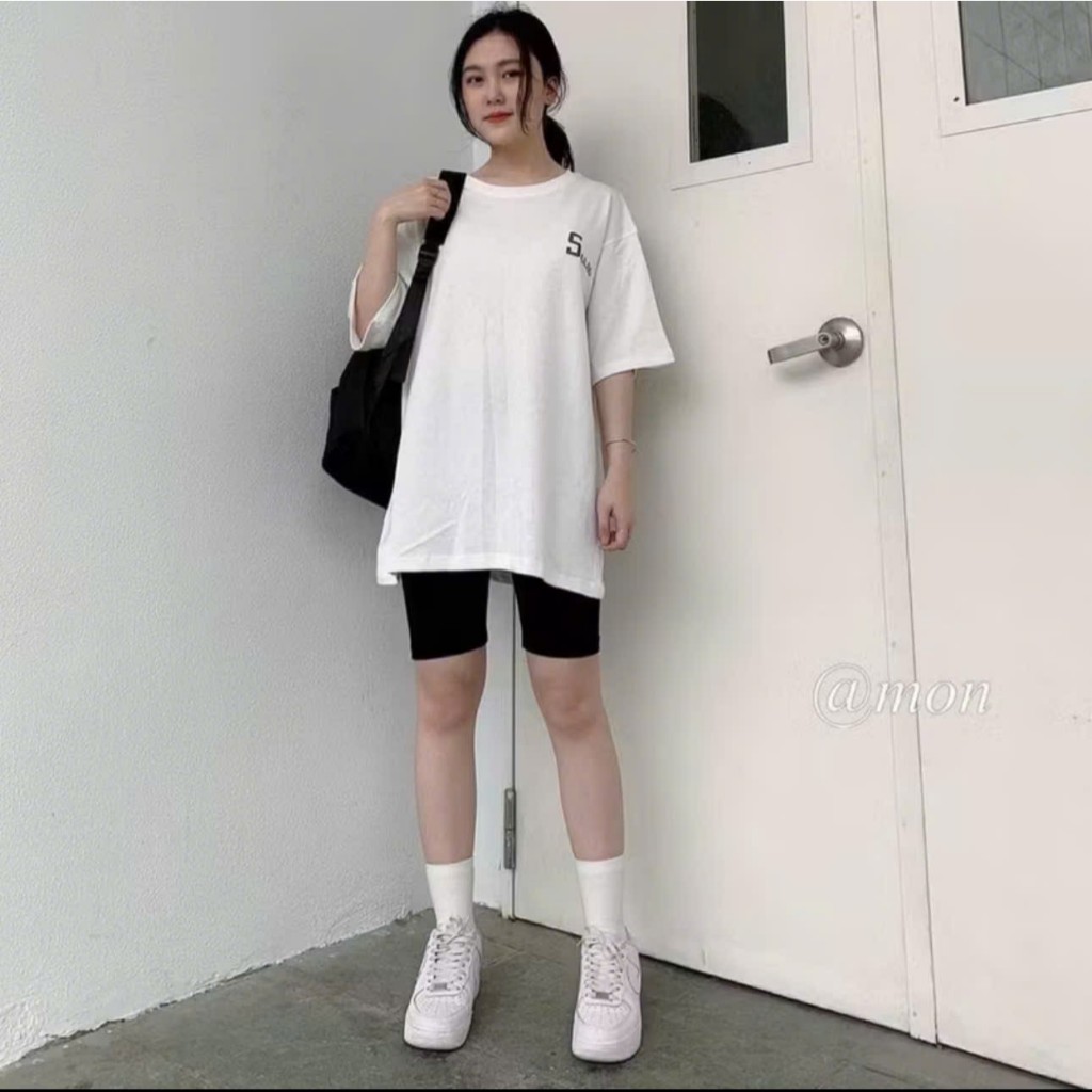 Quần legging ngố nâng mông lửng nữ, dày dặn thoáng mát