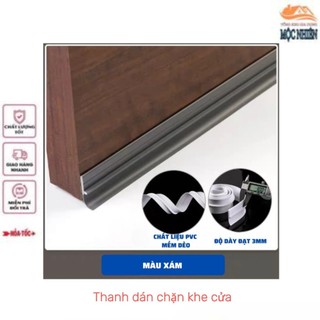 Thanh dán khe cửa, ron chặn khe cửa chất liệu PVC siêu bền