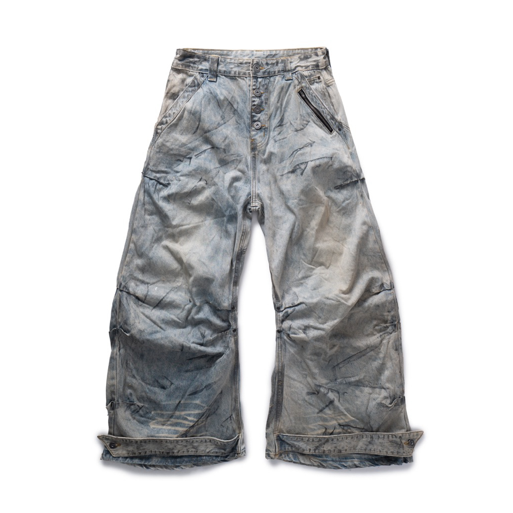 Soiled denim washed pants 🤍 | Shopee Việt Nam