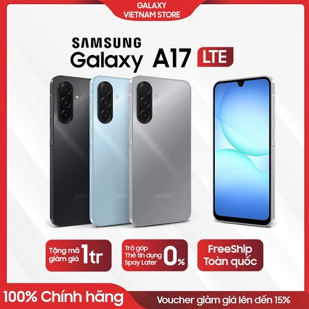 KICH T9 Full VAT - Điện thoại Samsung Galaxy A17 LTE 8/128GB - Hàng chính hãng