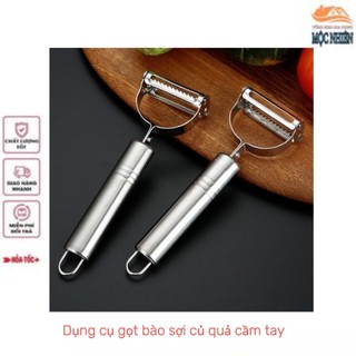 * Mẫu mới * Dụng cụ gọt, bào sợi rau củ quả cầm tay, chất liệu thép không gỉ - đa năng, tiện dụng