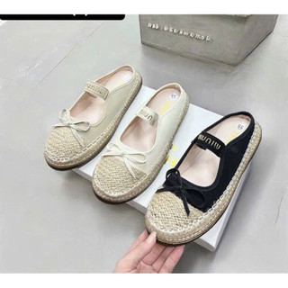 Sục nữ mũi cói quai ngang phá cách HH100