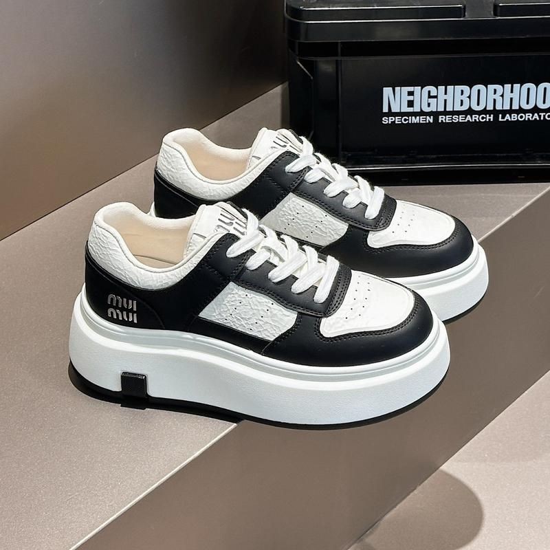 Giày Thể Thao Nữ,Giày Sneaker Nữ,Giày Thể Thao Nữ FULLBOX Độn Đế Tăng Chiều Cao MUIMUI