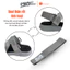 Giày Sandal Nam Nữ M8A1 Mipshoes, Dép Quai Hậu Đi Học Đế Cao Chống Trơn Trượt Êm Bền