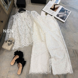 Set Ren Dài Tay Quần Xuông KAB [Sẵn Ship]