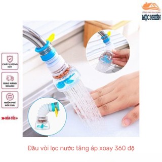 Đầu vòi lọc nước tăng áp xoay 360 độ - Dùng cho bồn rửa chén, bát