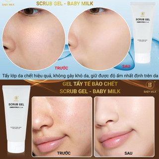 [Hot] Gel Tẩy Tế Bào Chết Cho Da Nhạy Cảm Scrub Gel Baby Milk - Hàng Hiệu Cao Thiên Nhi
