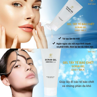 [Hot] Gel Tẩy Tế Bào Chết Cho Da Nhạy Cảm Scrub Gel Baby Milk - Hàng Hiệu Cao Thiên Nhi
