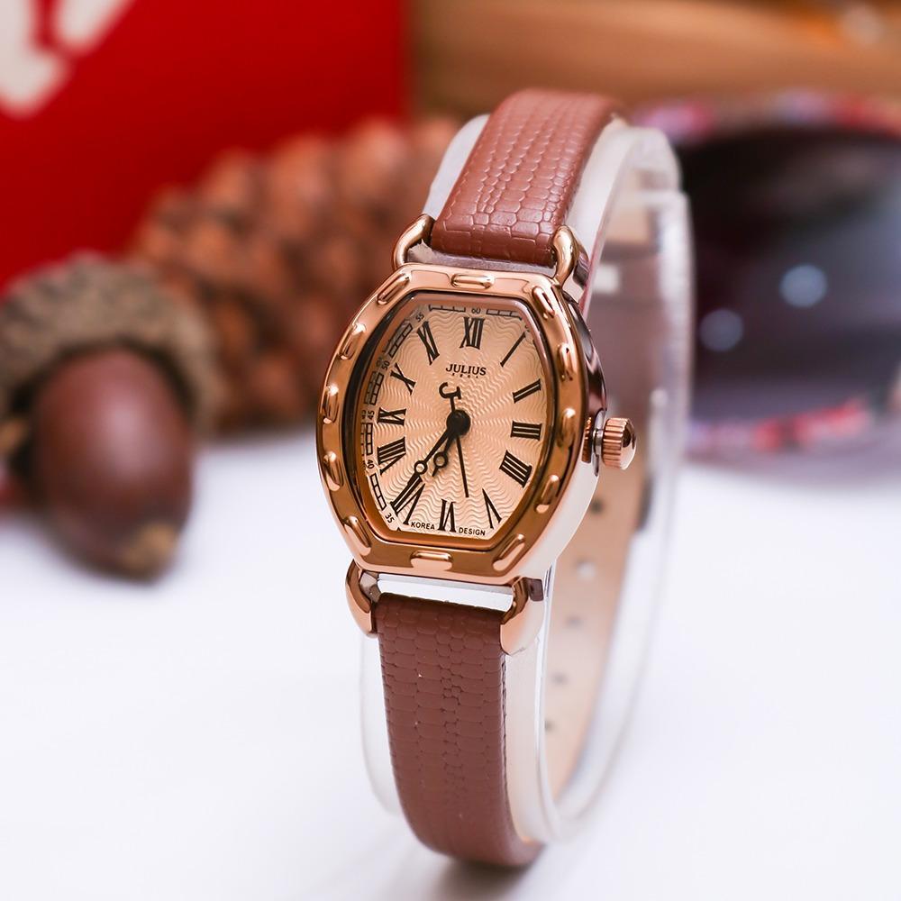 Combo Đồng hồ nữ Julius JA-544E+  Vòng đeo tay Julius JSB078