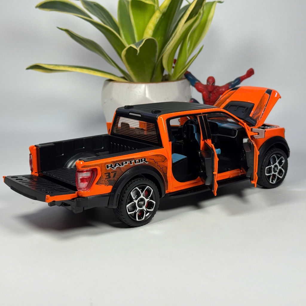 Mô hình xe bán tải Ford Raptor tỷ lệ 1:20 bằng kim loại Tặng biển số VIP, Đồ chơi trẻ em, Đồ sưu tầm và trưng bày