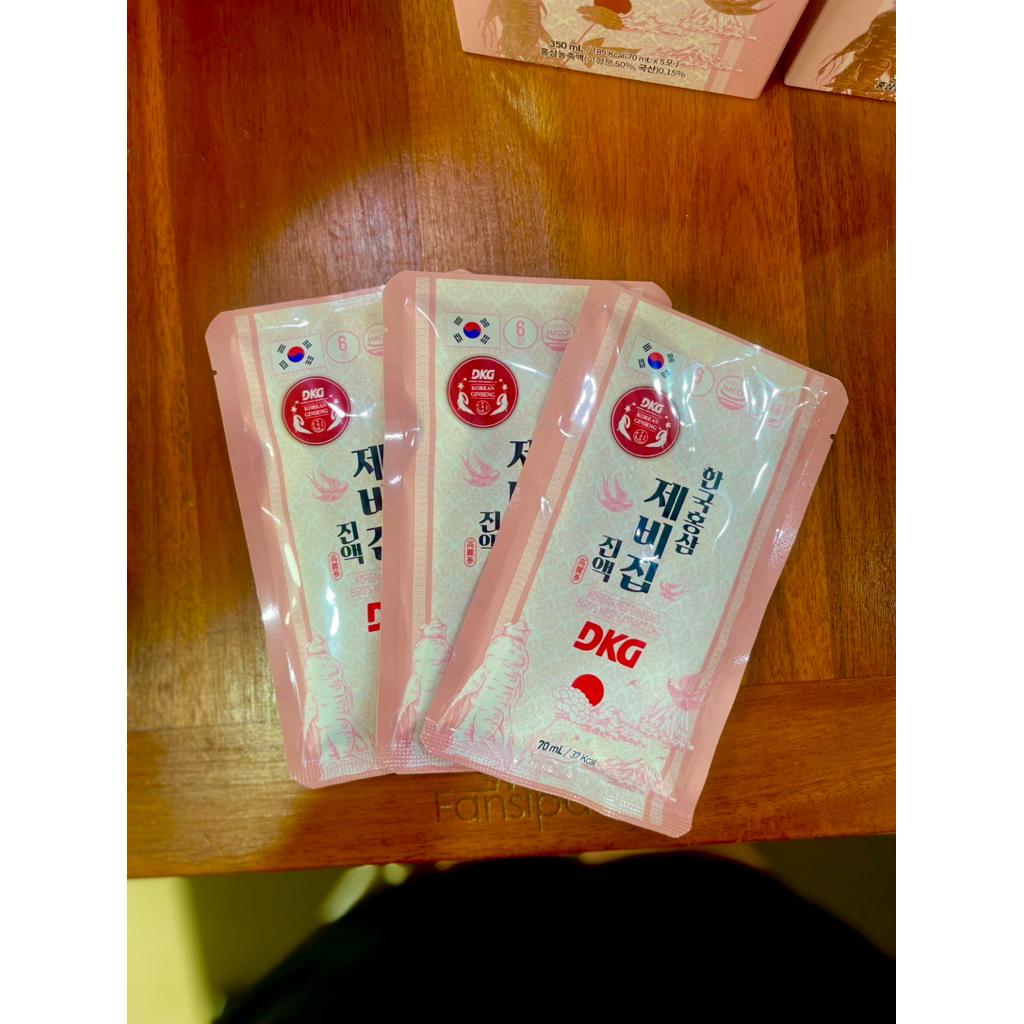Yến sào hồng sâm DKG 70ml x 30 gói/hộp