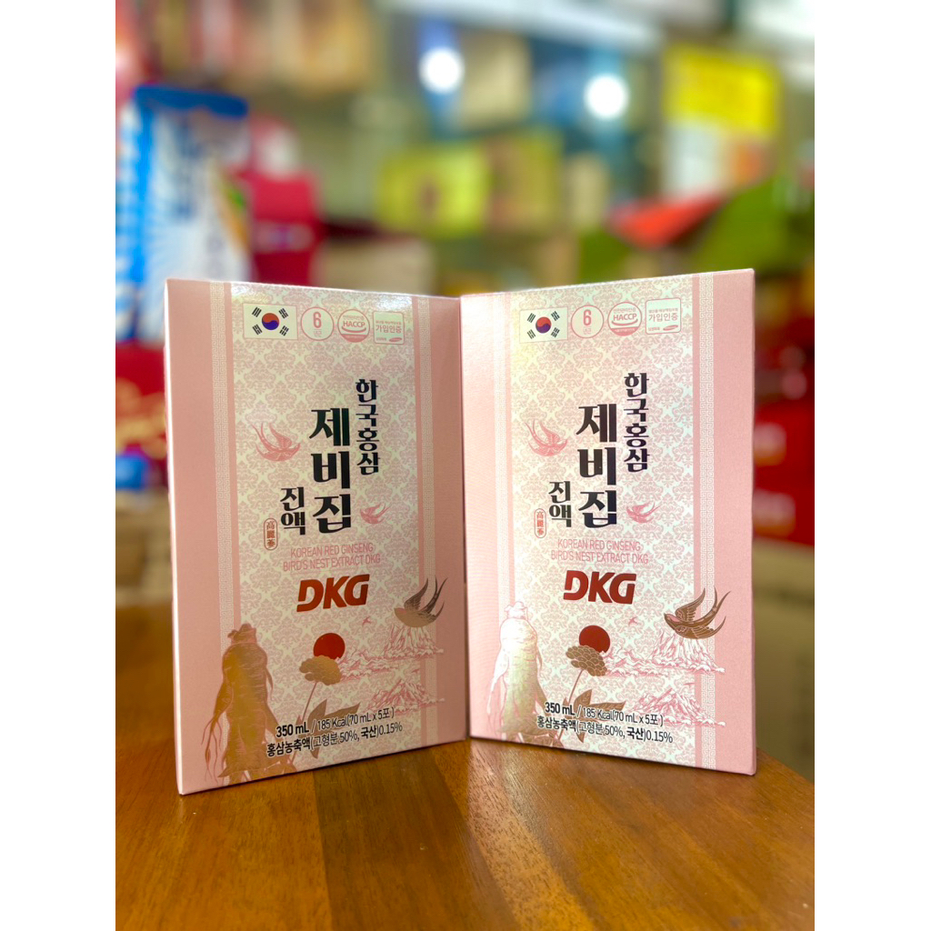 Yến sào hồng sâm DKG 70ml x 30 gói/hộp