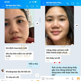 [Hot] Kem Dưỡng Mắt Eye Cream Baby Milk - Hàng Hiệu Cao Thiên Nhi