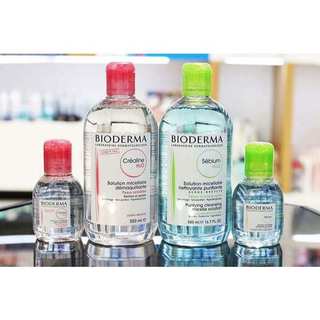 Nước Tẩy trang Bioderma Sensibio + Sebium H2O Sạch Sâu, Dịu Nhẹ Cho Da Nhạy Cảm, Da Dầu 100ml 500ml