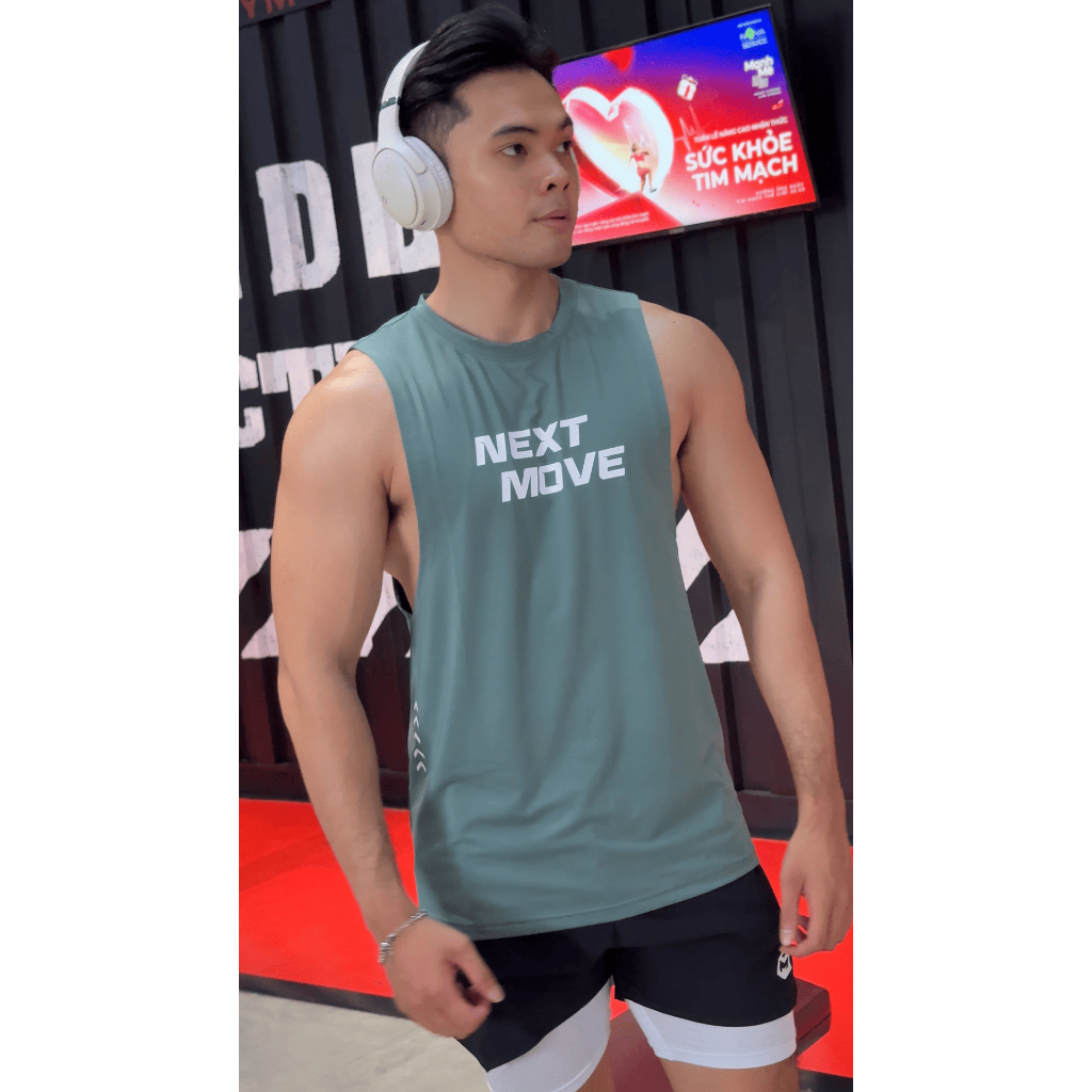 [Deal Hot] Áo Gym Nam TankTop Form Body, CFD Hybrid Tôn Dáng, Thoáng Khí Nhanh Khô