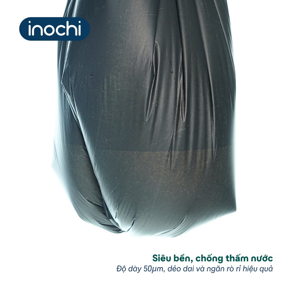 [CUỘN LẺ] TÚI RÁC MORI-Inochi thành phần nhựa tái sinh CÓ QUAI hương chanh/lavender, kháng khuẩn, khử mùi