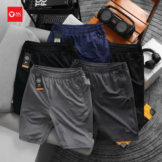 Quần short MK AeroFlex thun poly thoáng mát co giãn thoải mái tập gym chạy bộ dài qua gối 60 - 130kg