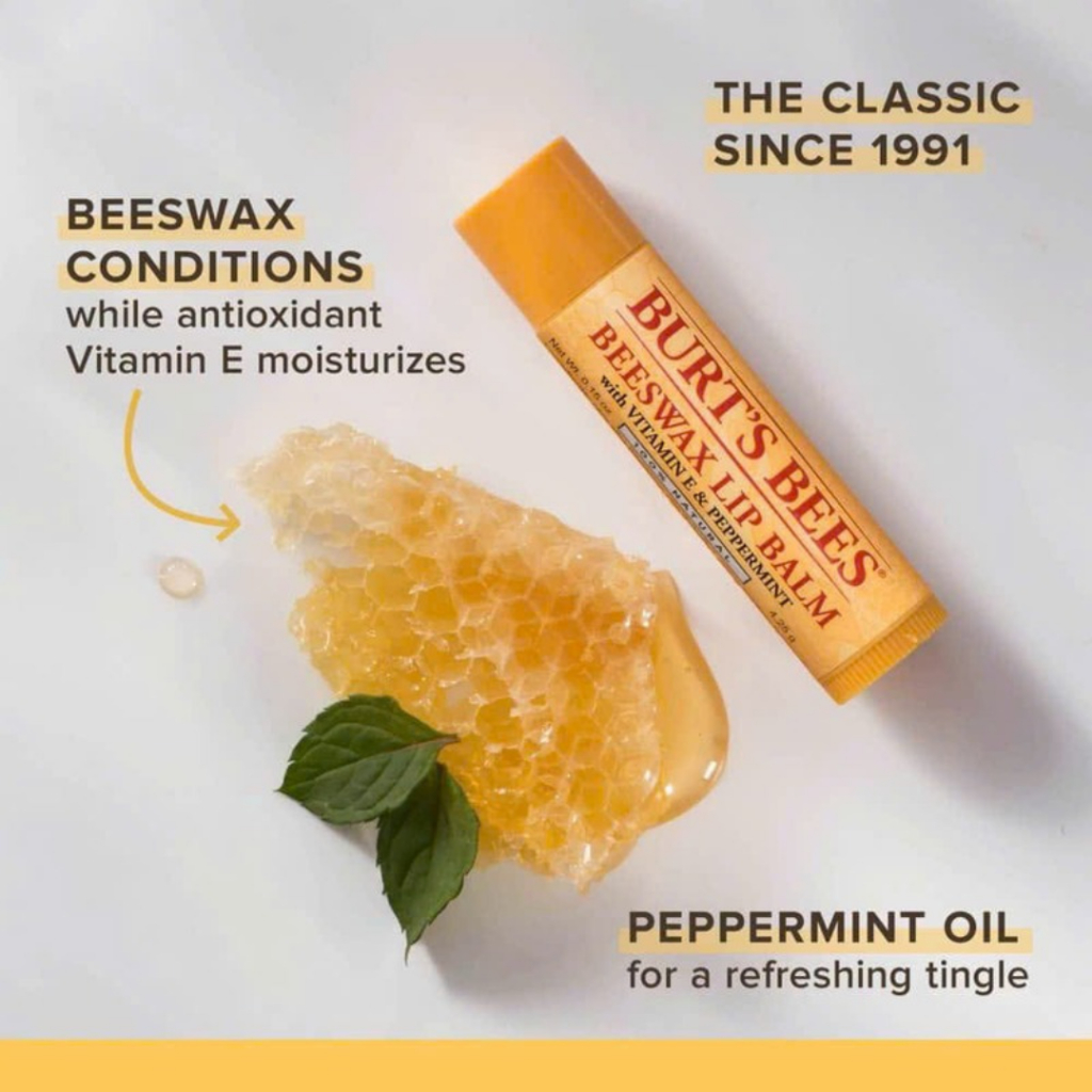 Son Dưỡng Môi Burts Bees Sáp Ong Thiên Nhiên Burt Bee Sun Care Mineral Sunscreen Lip Balm