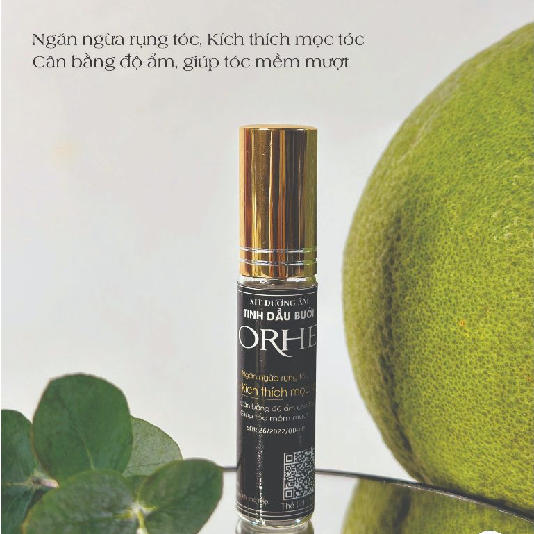 Xịt Bưởi ORHE (tinh dầu Bưởi, dầu dừa, vitamin E) 10ml