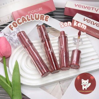 [FOCALLURE] Son Kem Nhung Focallure Mềm Mịn Vỏ Hồng Đỏ, Airy Velvet LipCream, 2g (FA-L15)
