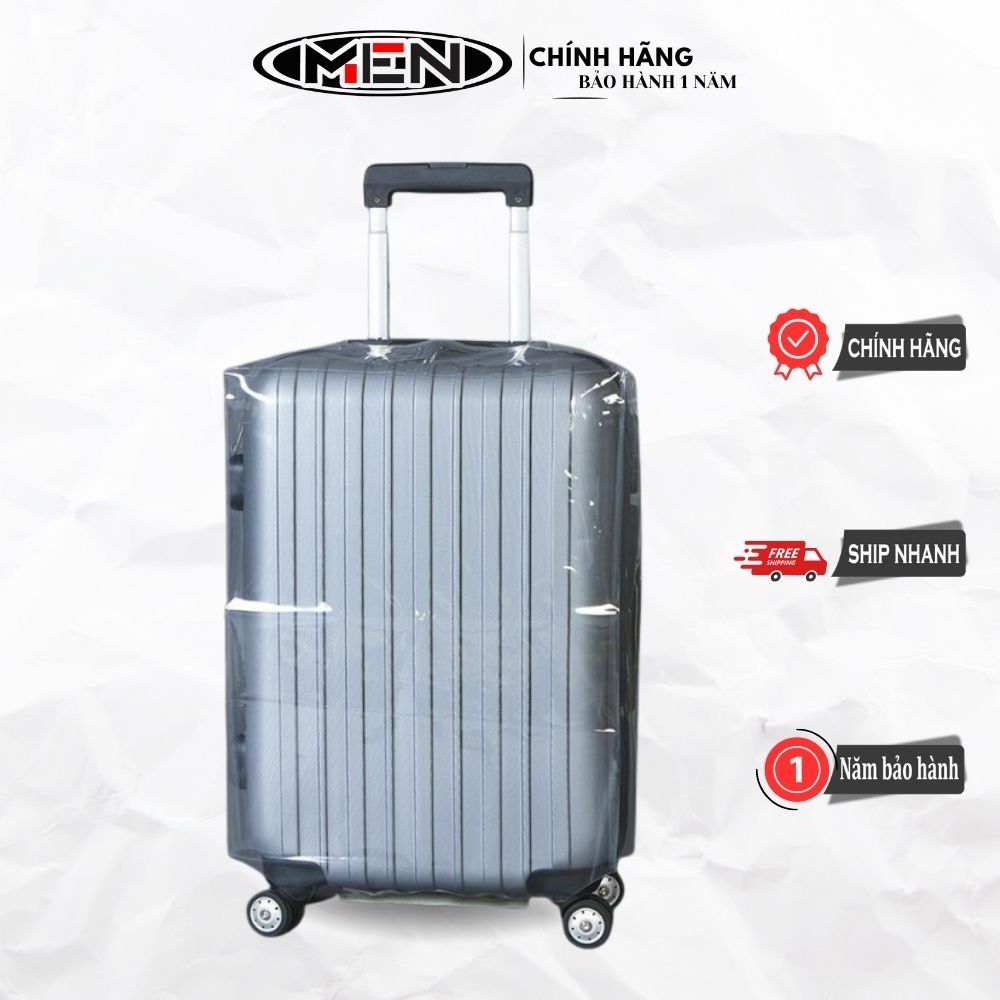 Trùm vali hiện đại trong suốt toàn thân có nhiều size M.E.N không viền chống trầy [MẪU MỚI]