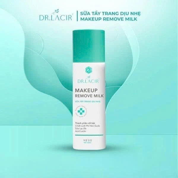 Sữa Tẩy Trang Dịu Nhẹ DR.LACIR - Dành Cho Da Nhạy Cảm (120ml)