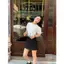 𝗬𝗶𝗻 - | BEELY| Áo Linen cổ tàu tay phồng