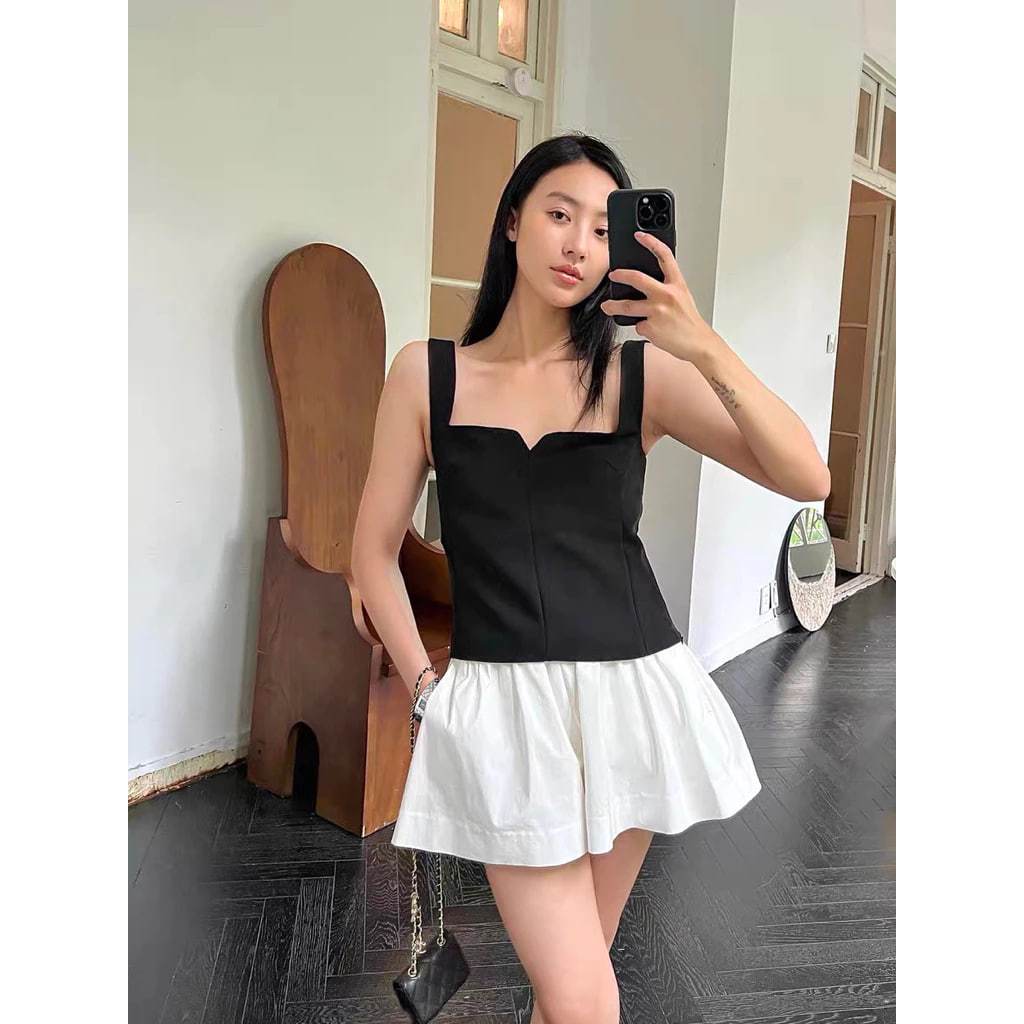 𝗢𝗻𝗶 𝗦𝗲𝘁 -| BEELY| Set Linen áo 2s+quần dáng váy