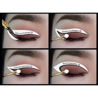 Bảng dán khuôn trang điểm mắt, công cụ trang điểm mắt, phấn mắt, kẻ mắt