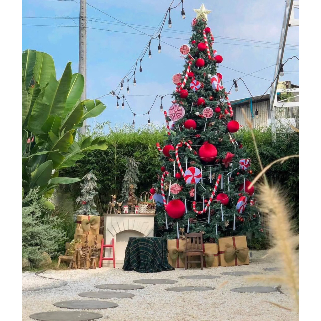 Mô Hình kẹo tròn trang trí Noel