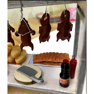 Mô hình gỗ tự lắp ráp DIY- Thế Giới Tí Hon- Hàng Rong - XE BÁNH MÌ HEO QUAY - HR12 (Sản phẩm chưa kèm keo)