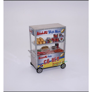 Mô hình gỗ tự lắp ráp DIY- Thế Giới Tí Hon- Hàng Rong - XE BÁNH MÌ VIỆT NAM - HR13 (Sản phẩm chưa kèm keo)