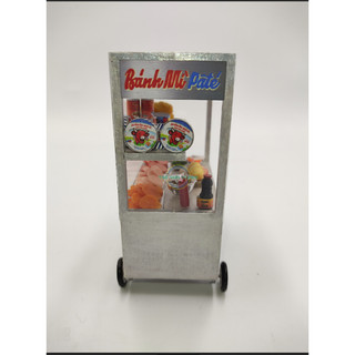 Mô hình gỗ tự lắp ráp DIY- Thế Giới Tí Hon- Hàng Rong - XE BÁNH MÌ VIỆT NAM - HR13 (Sản phẩm chưa kèm keo)