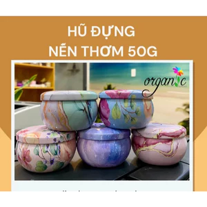 HŨ NHÔM ĐỰNG NẾN THƠM 50 G