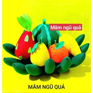 MÂM NGŨ QUẢ - đồ chơi tự tạo mầm non - chủ đề TẾT