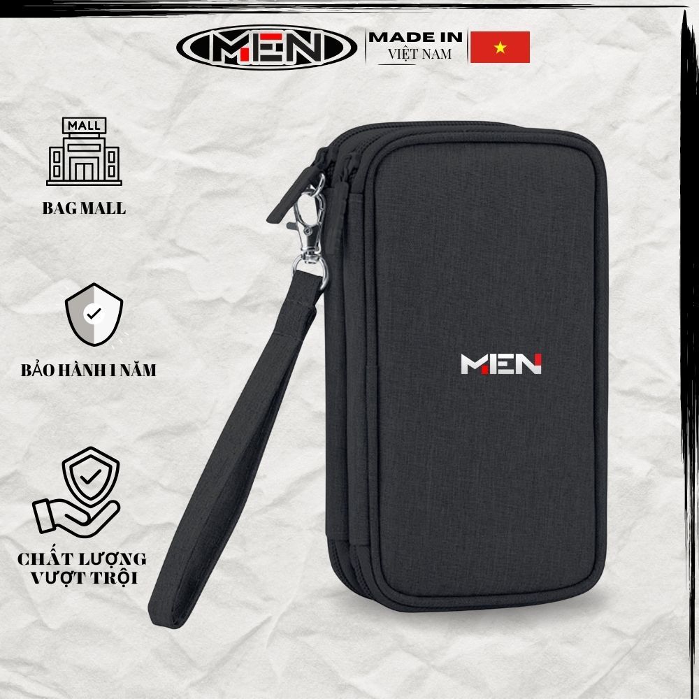 Túi tiện ích đựng phụ kiện dây sạc pin dự phòng có móc treo nhiều ngăn nhỏ XuZu M.E.N F5 {FREESHIP}