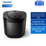 Nồi cơm điện tử Philips HD4814/31 (đen) 1.8 lít - Hàng Chính Hãng — ảnh 2