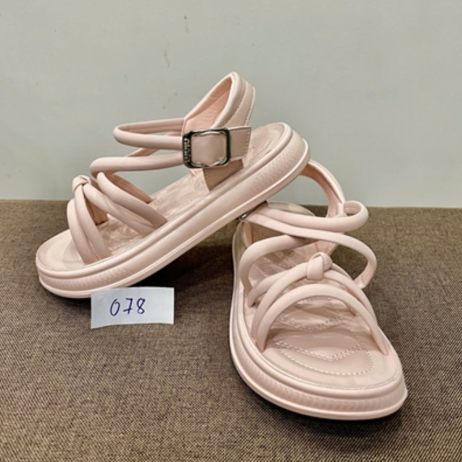 [M078] Dép Sandal Quai Dây Cho Bé Gái, Dép Quai Hậu Bé Gái Đế Mềm Êm Chống Trơn Trượt, Dép Cho Bé Đi Học Đi Chơi TH Kids