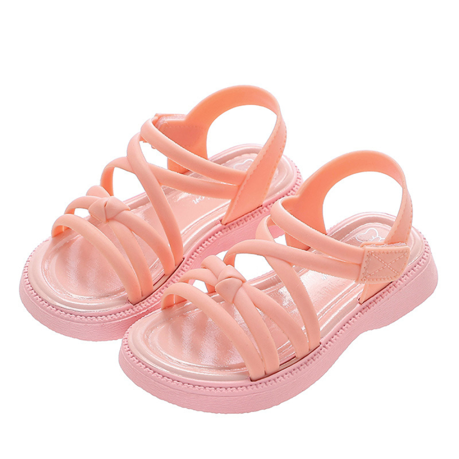 [M078] Dép Sandal Quai Dây Cho Bé Gái, Dép Quai Hậu Bé Gái Đế Mềm Êm Chống Trơn Trượt, Dép Cho Bé Đi Học Đi Chơi TH Kids