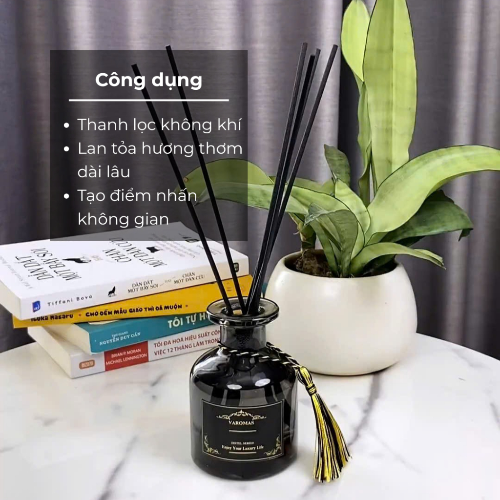 Tinh Dầu Thơm Phòng Nước Hoa Thiên Nhiên Lọ Khuếch Tán Thơm Để Phòng Tán Hương Phòng Ngủ 120ML KT04