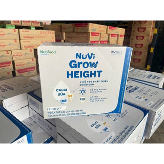 [Sữa Bột Nuvi Grow Height 1+ 2+ 800g] Hỗ Trợ Phát Triển Chiều Cao Cho Bé Từ 1-10 Tuổi - Chính Hãng Nutifood