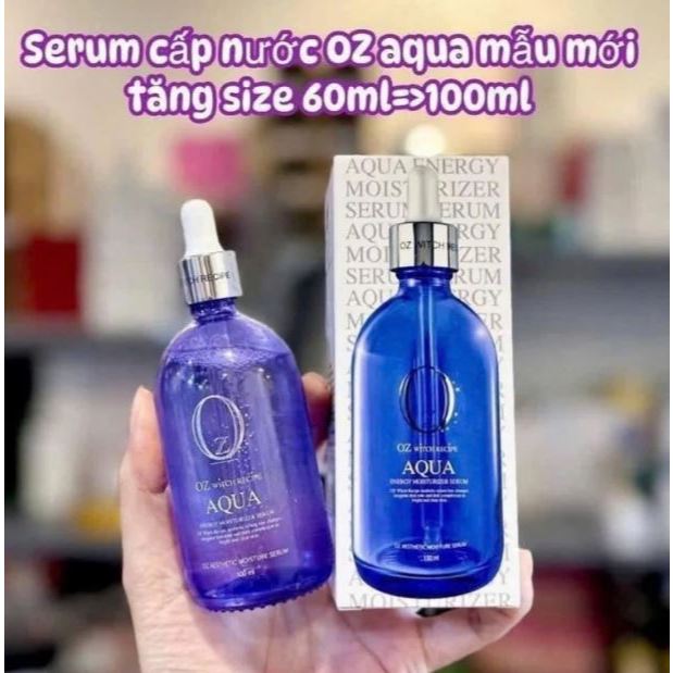 Serum Filler Aqua Kết Hợp Peptide Oz Witch Recipe 100ml Chính Hãng - Căng Bóng Thu Nhỏ Lỗ Chân