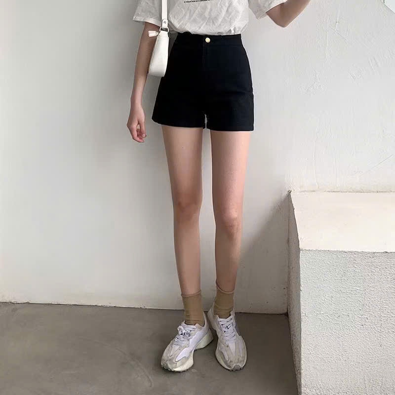 Quần Đùi Nữ Cạp cao Kiểu Ôm Tôn Dáng Q129
