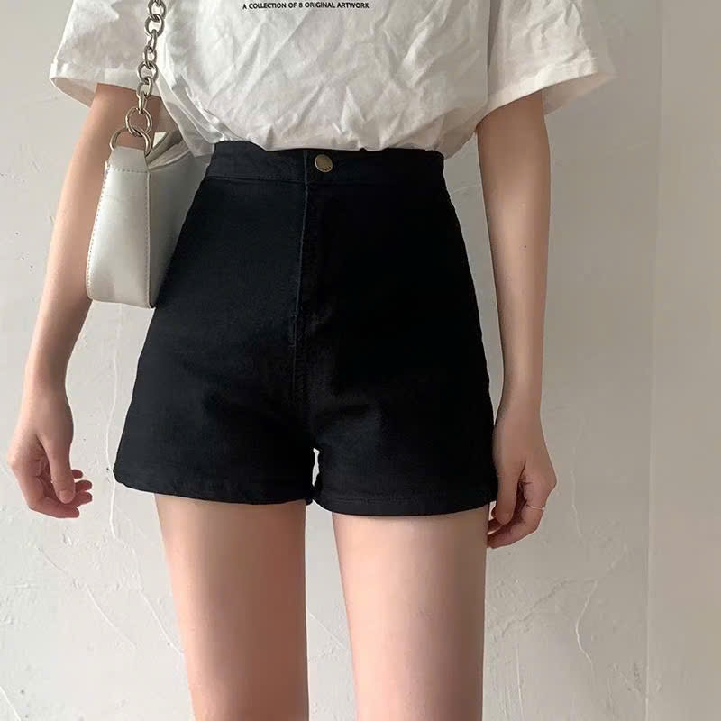 Quần Đùi Nữ Cạp cao Kiểu Ôm Tôn Dáng Q129