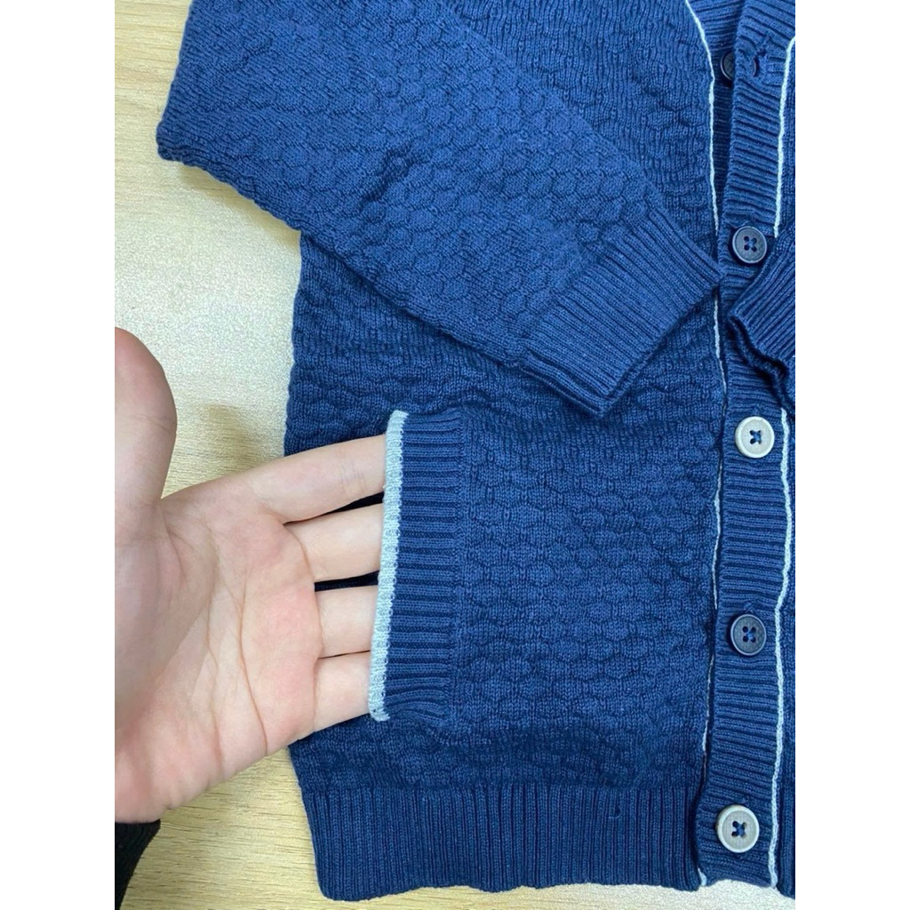 Áo Len Bé Trai Cardigan Khoác Dư Xịn